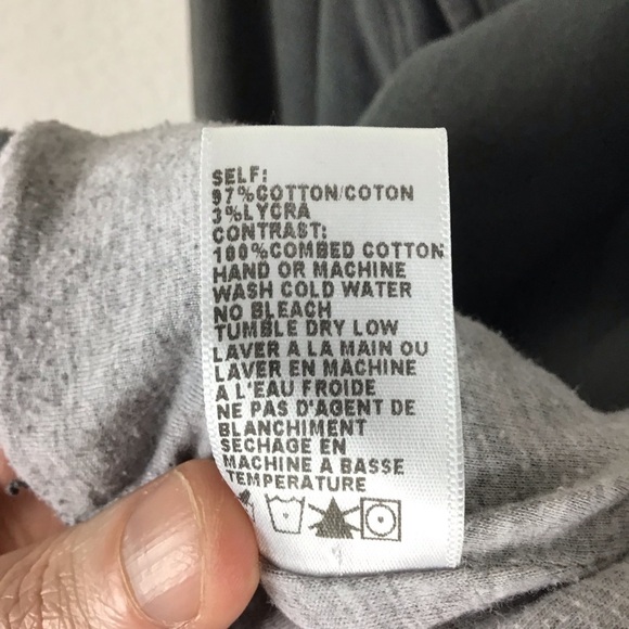 James Perse Jacket 3 Gray Cotton Peacoat Double Breasted Blazer Women’s - Picture 8 of 8